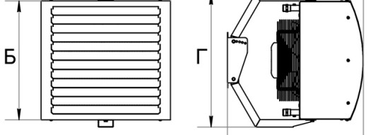 Тепловентилятор TV-242.450 - 38 кВт - Techno