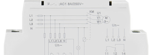 Многофункциональное реле контроля фаз M265 8A - GEYA