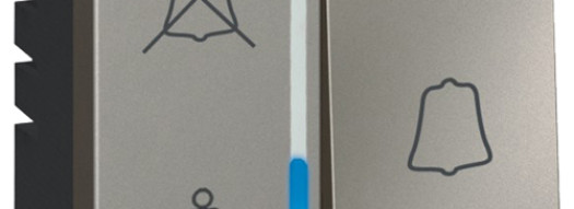 Индикатор вызова в спальне отеля - 2 модуля - Arteor - Magnesium