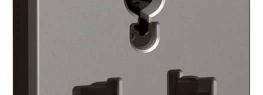 Мультистандартная розетка 2P+E - 2 модуля - Arteor - Magnesium