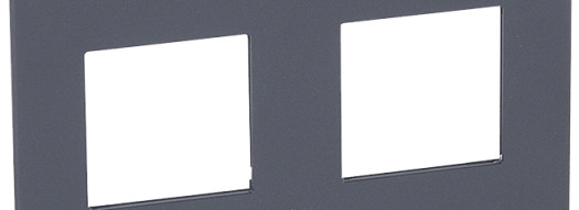 Рамка 2x2 модуля - Arteor - Graphite