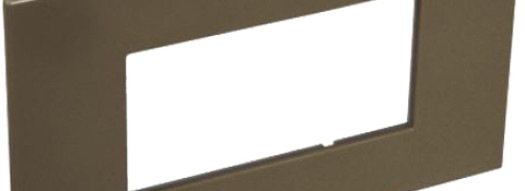 Рамка 4 модуля - Arteor - Dark Bronze