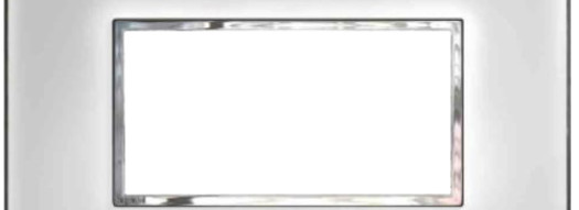 Рамка 4 модуля - Arteor - Mirror White