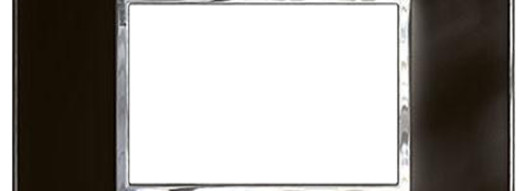 Рамка 3 модуля - Arteor - Mirror Black