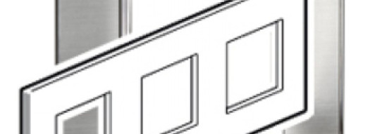 Рамка 3x2 модуля - Arteor - Stainless Steel