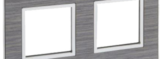 Рамка 2x2 модуля - Arteor - Wood Grey Oak