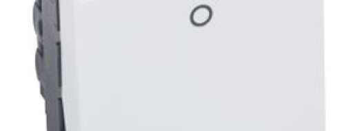 Двухполюсный переключатель - 2 модуля - Arteor - White