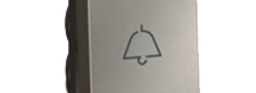 Кнопка с символом ''звонок'' - 1 модуль - Arteor - Magnesium