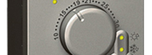 Электронный комнатный термостат - 2 модуля - Arteor - Magnesium