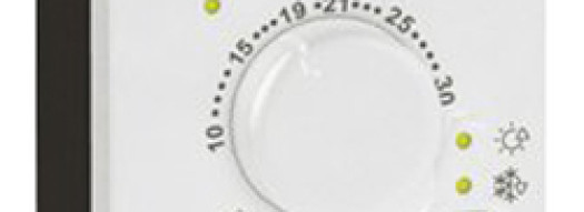 Термостат для электрического теплого пола - 2 модуля - Arteor - White