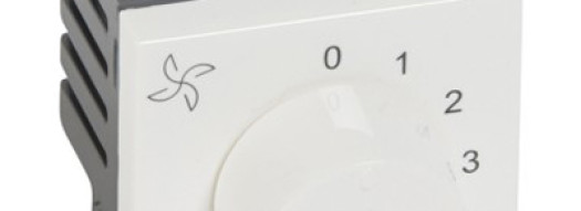 Ступенчатый регулятор вентилятора - 2 модуля - Arteor - White