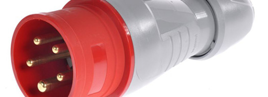 Прямая вилка 3K+H+З 16А 380В IP44 - P17 Tempra Pro