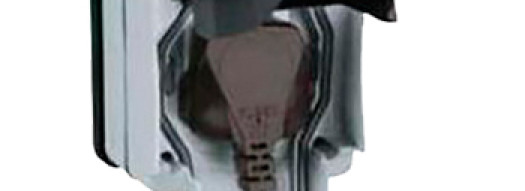 Розетка 2К+З с системой "lock 66" 16A - Plexo IP66 - серый