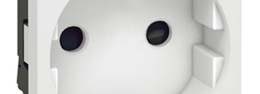 Розетка 2P+E - 2 модуля - Arteor - White