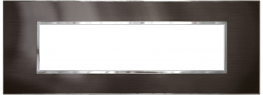 Рамка 8 модулей - Arteor - Brushed Metal Black