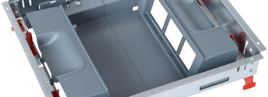 Комплект суппорта напольной коробки - 6/12 модулей