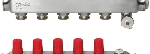 Коллектор из нержавеющей SSM-F стали с расходомерами - Manifold 5+5