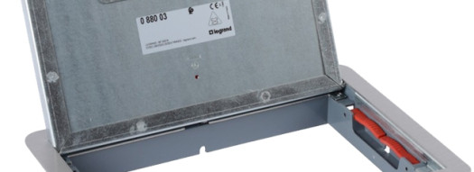 Крышка для напольной коробки - 8/12 модулей - нержавеющая сталь