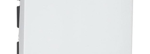 Выключатель одноклавишный - 2 модуля - Mosaic - белый