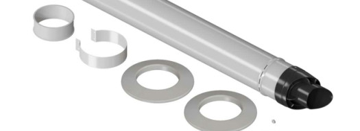 Коаксиальный дымоход для конденсационных котлов - длина 1000 мм - Krats