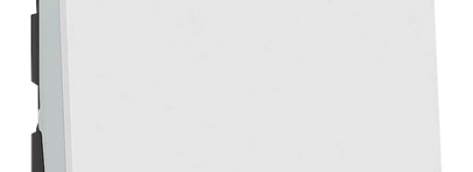 Переключатель на 2 направления 10А - 2 модуля - Mosaic - белый