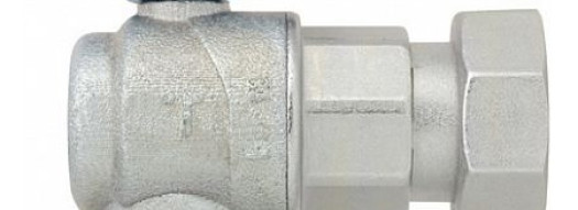 Шаровой угловой кран с внутренней резьбой 3/4''x1'', синий - F.I.V.