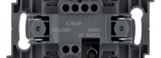 Выключатель одноклавишный - Inspiria - антрацит