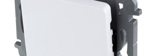 Переключатель одноклавишный - Inspiria - белый