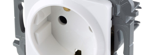 Розетка 2К+З - Inspiria - белый