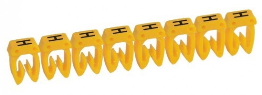 Маркер CAB 3 - для кабеля 4-6 мм² - заглавная буква ''H''