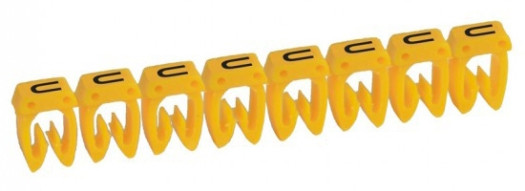 Маркер CAB 3 - для кабеля 4-6 мм² - заглавная буква ''U''