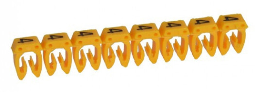 Маркер CAB 3 - для кабеля 1,5-2,5 мм² - цифра ''4'' - желтый