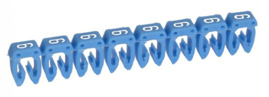 Маркер CAB 3 для кабеля 1,5-2,5 мм² - цифра ''6'' - синий