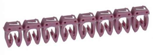 Маркер CAB 3 для кабеля 1,5-2,5 мм² - цифра "7" - фиолетовый