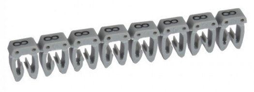 Маркер CAB 3 для кабеля 1,5-2,5 мм² - цифра ''8'' - серый