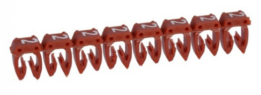 Маркер CAB 3 для кабеля 4-6 мм² - цифра ''2'' - красный