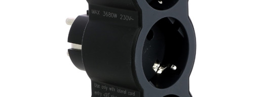 Многорозеточный блок 3 x 2К+3 - Legrand Элиум - черный