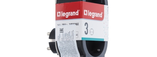 Многорозеточный блок 3 x 2К+3 - Legrand Элиум - черный