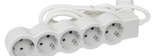 Многорозеточный блок ''Стандарт'' 5 x 2К+З - с кабелем длиной 3 м