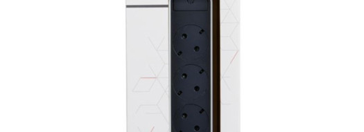 Многорозеточный блок ''Комфорт'' 4 x 2К+З - с кабелем длиной 3 м