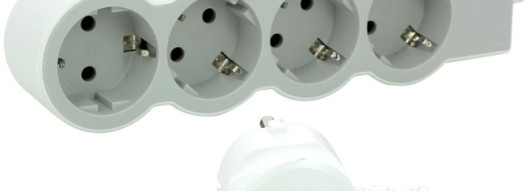 Многорозеточный блок ''Стандарт'' 4 x 2К+З - с кабелем длиной 3 м