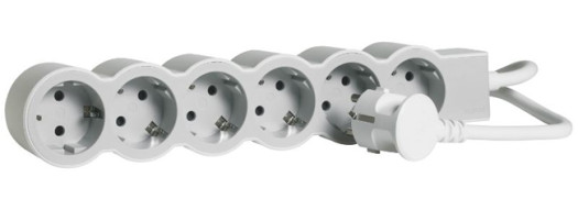 Многорозеточный блок ''Стандарт'' 6 x 2К+З - с кабелем длиной 3 м