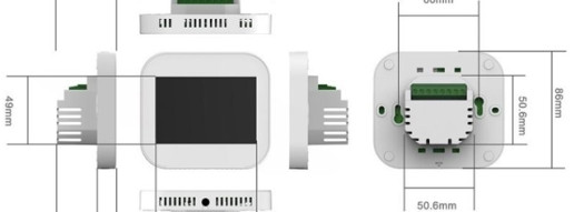 Термостат для фанкойлов с WiFi - белый