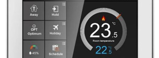 Термостат для электрических теплых полов - белый