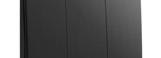 Выключатель трехклавишный - Mallia - Brushed Black