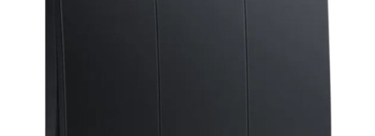 Переключатель трехклавишный - Mallia - Matt Black