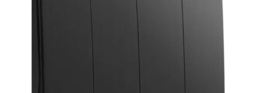 Переключатель четырехклавишный - Mallia - Brushed Black