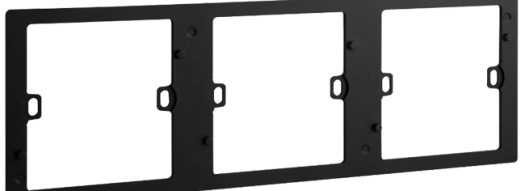 Суппорт 3 поста - Mallia - Matt Black