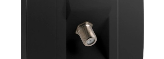 Розетка TV ''F'' 0-2400 MHz - Mallia - Matt Black