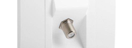 Розетка TV ''F'' 0-2400 MHz - Mallia - Matt White